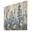 Blue Bonnets Floral Collage I - Blue Bonnets, art mural sur bois de pin naturel-1697643309