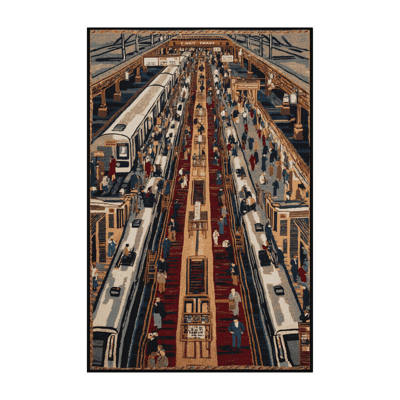 Machine Washable Transportation Black Area Rug, Rectangle 2' x 3'