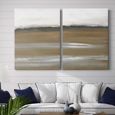 «Field of Gold I», ensemble de 2 reproductions d'art