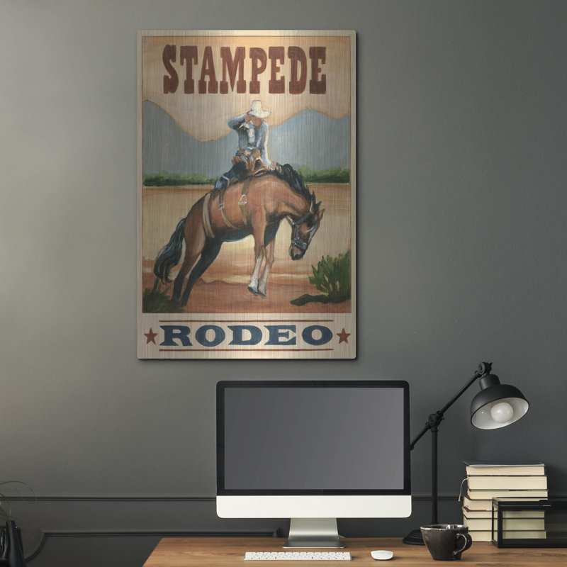 «Stampede Rodeo» par Ethan Harper, H 36 po x l 24 po
