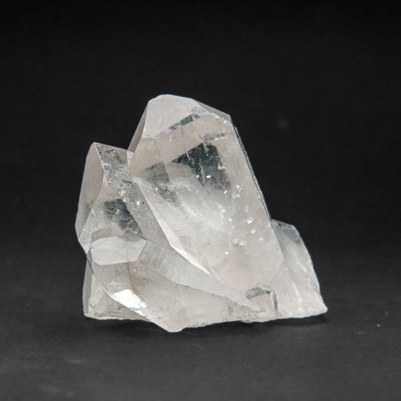 Genuine Clear Quartz Crystal Cluster From Brazil (326.6 Grams)