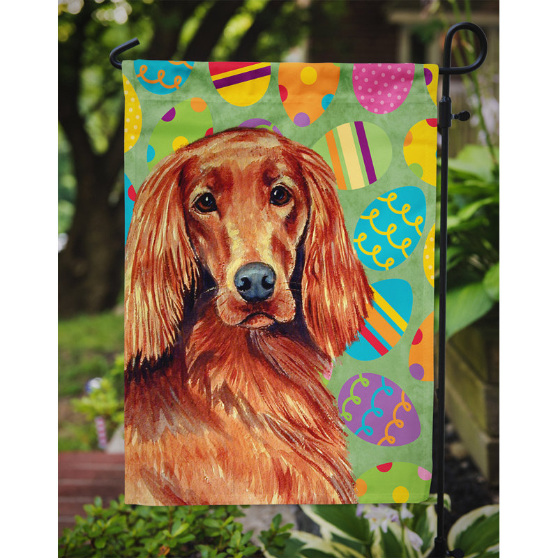 Drapeau de jardin Atara, Setter irlandais
