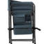 Chaise pliante en tissu avec structure en acier légère - Rembourrage confortable extérieur bleu / gris