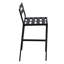 Tabouret de patio avec structure en aluminium thermolaqué et coussin amovible, collection Chelsea-106485494