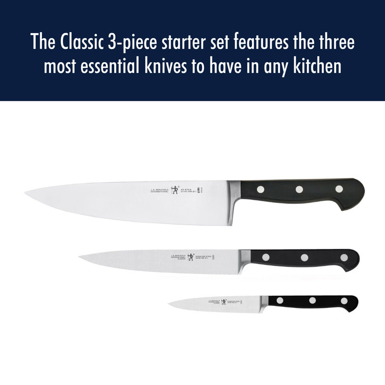 Henckels Classic Precision Starter 3 Piece Assorted Knife Set