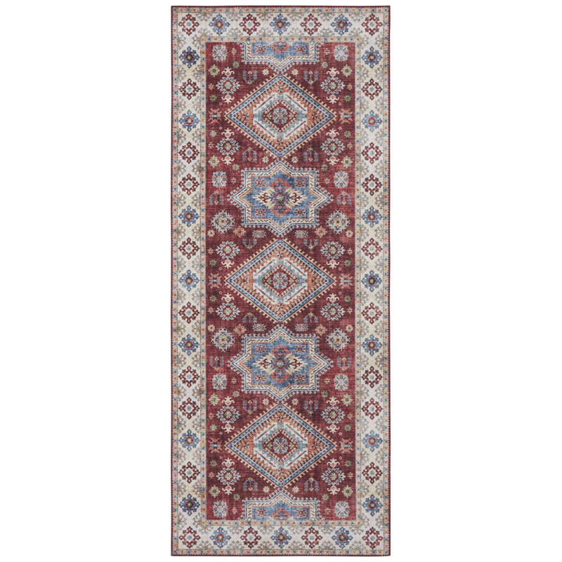 Gratia Tufted Ruby Rug, Runner 80 x 200cm