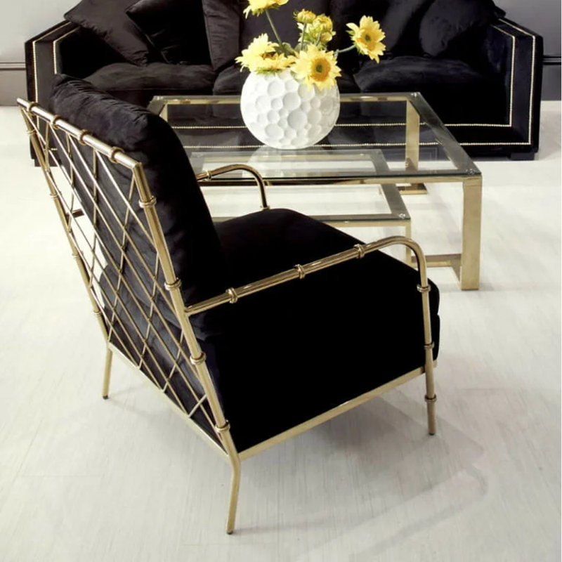 Assan Velvet Armchair