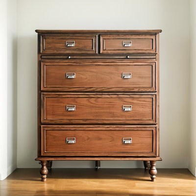 Commode d'appoint multifonctionnelle en chêne de style Mid-Century