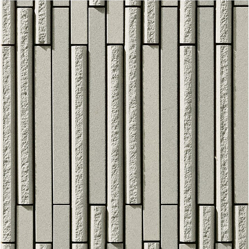 Ombre Border Singular Tile, Gray