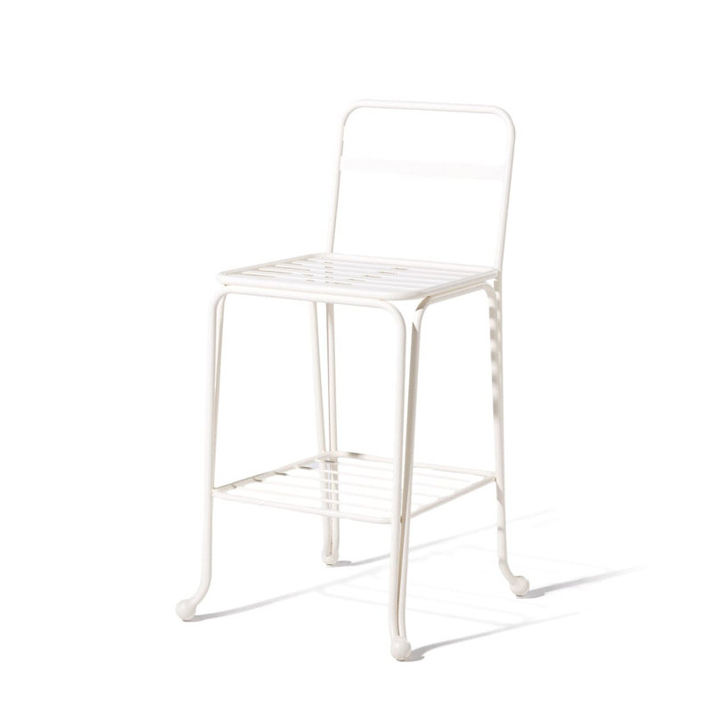 Waterhouse Outdoor Bar Stool, Antique White