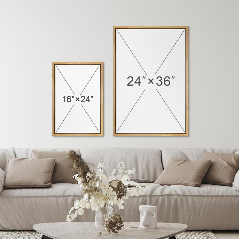 Vibrant Multicolor Abstract Canvas Print with Black Floater Frame