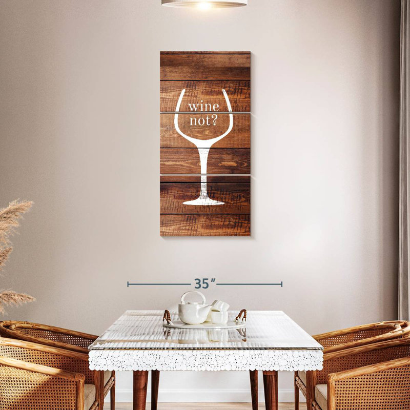 Wine Not, 27" H x 12" W