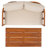 Dasmon Patio Bench + Table-750830199