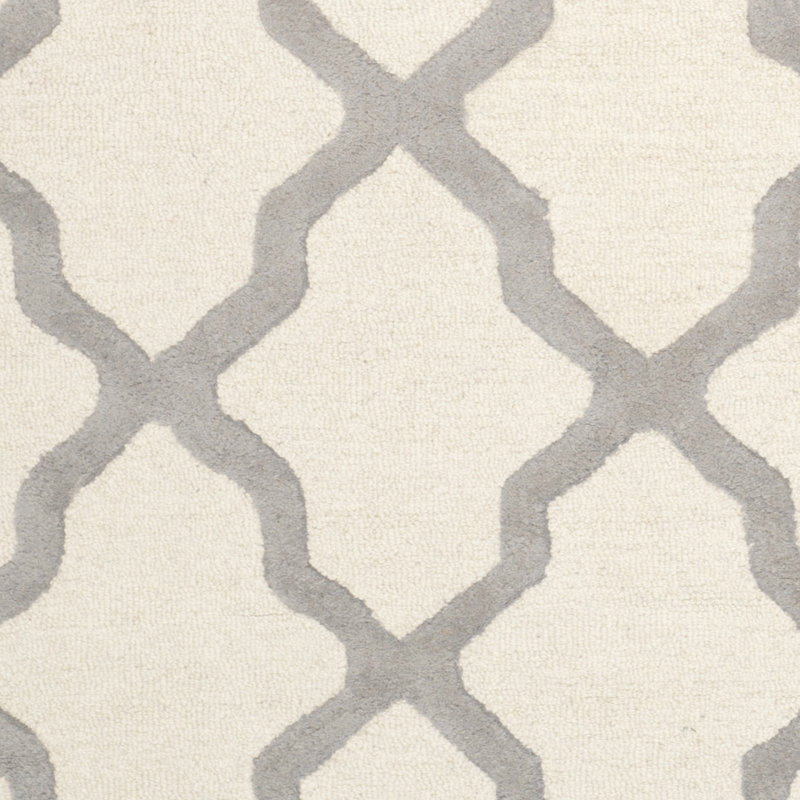 Darbonne Geometric Wool Hand Woven Area Rug, Rectangle 91 x 152cm