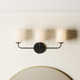 Fitz 3 Light Frosted Dimmable Vanity Light
