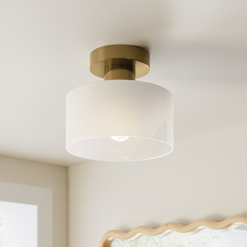 Malmo Tyrion Glass Flush Mount