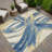 Machine Washable Indoor/Outdoor Lockway ACN2421 Abstract Rug-1892643631