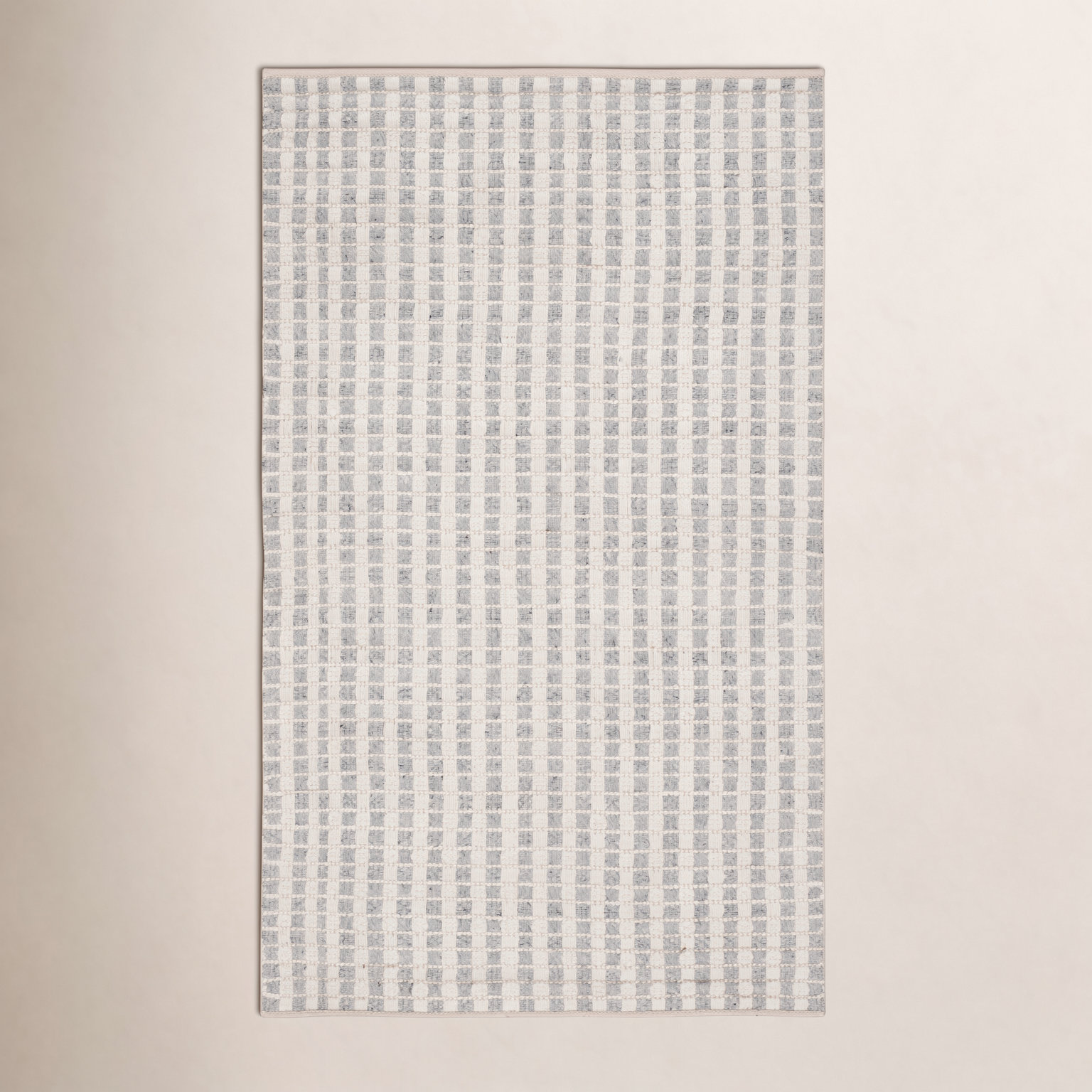 Russo Hand-Woven Striped Silk Rug, Rectangle 5' x 8'