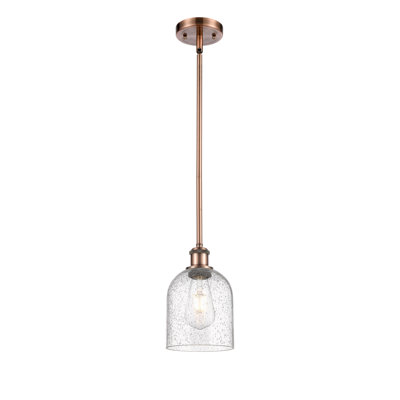 Luminaire suspendu à tige 1 lumière 6 po Ballston Anacaren-516-G558