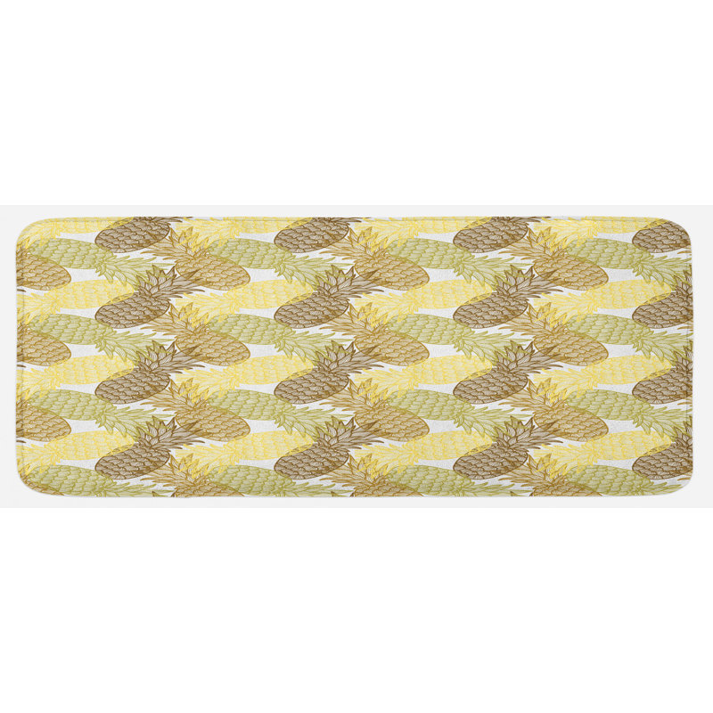 Tapis de cuisine ananas