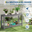Rectangular Outdoor Side Table , 121.9cm cm W 40.1cm cm D-2026886823