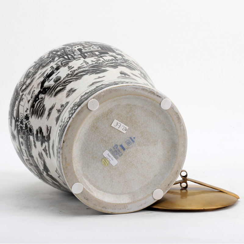 Hand Painted Decorative Porcelain Jar
