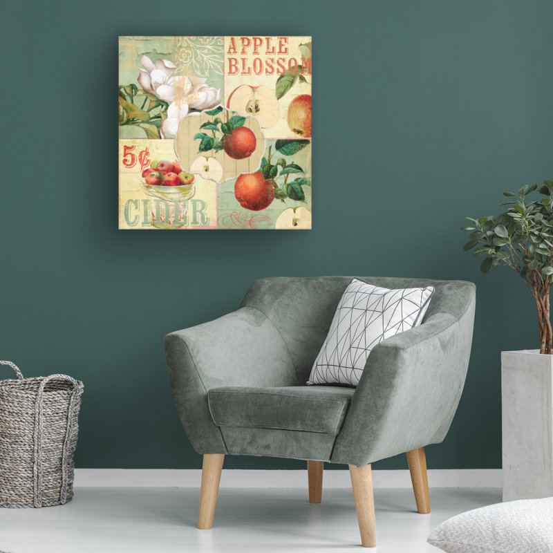 Art sur toile «Bachelor Sasha Apple Blossoms I», H 35 po x l 35 po