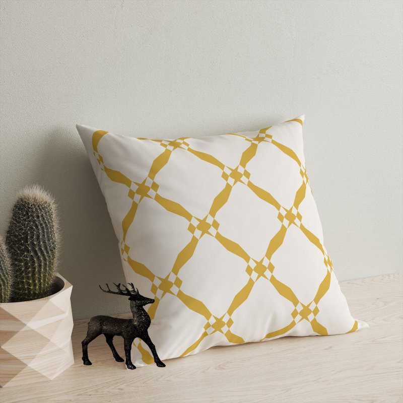 Coussin lavable de qualité supérieure, 50% coton / 50% polyester, rembourrage en silicone, fermeture à glissière dissimulée | Doux, confortable et repassable | Parfait pour la décoration intérieure, le salon et la chambre à coucher