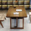 Walnut Rectangular Solid Wood Executive desk-1535314340