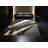 Soft Plush Gursewak High Speed Bullet Train Sleek & Chic Modern Geometric Area Rug in Brown – Gray Binding-250999432