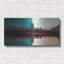 Art mural en métal luxueux «Day and Night New York» par Ann Klee, 24 po x 12 po-114790631