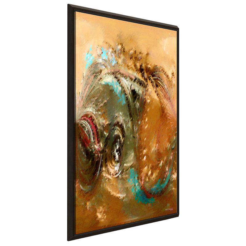«A Spirit of Power. 2 2 Timothy 1: 7 ', impression sur toile, H 33,5 po x l 21,5 po x P 2 po, Cadre flottant espresso