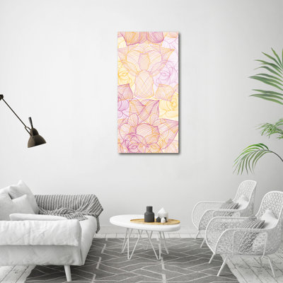 Flowers - Wrapped Canvas Print
