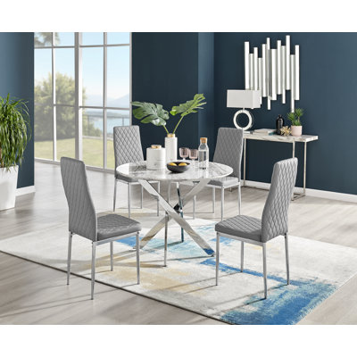 Eubanks 4 - Person Dining Set
