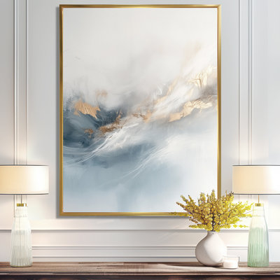 Aquarelle, art mural montagne, toile de paysage abstrait, Miconi