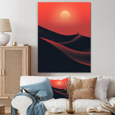 «Horizon du désert sur la planète Mars III»