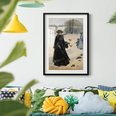 Vintage Portrait Print C -Framed Print