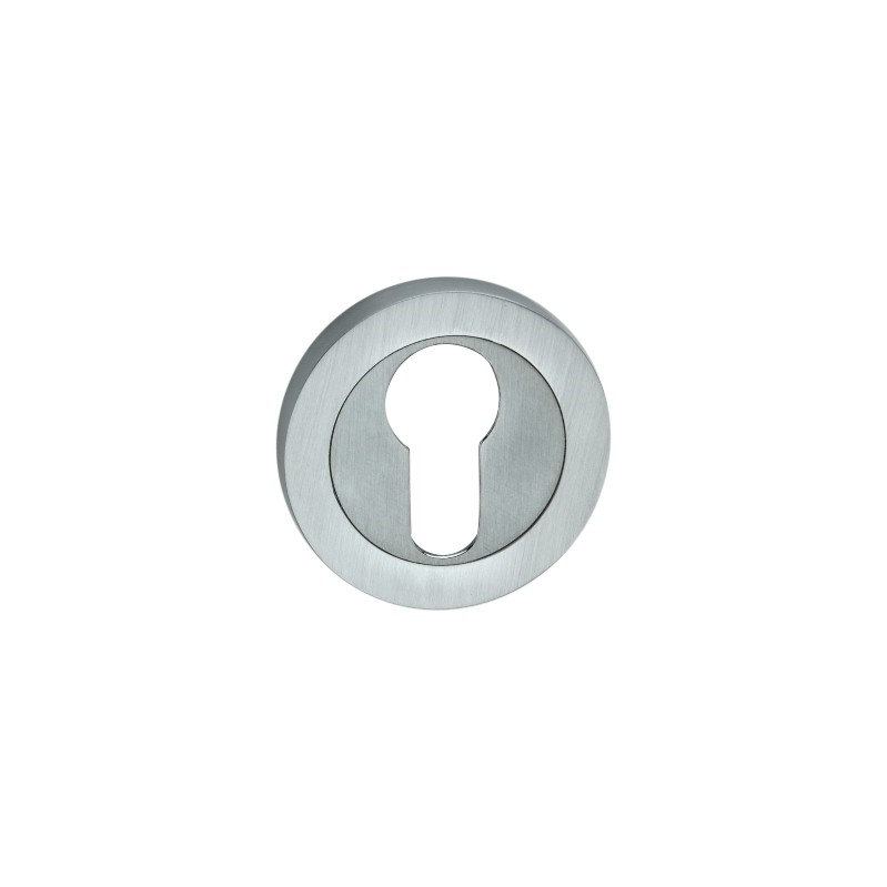 Euro Profile Escutcheon, Satin Chrome
