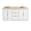 Ensemble de meuble-lavabo double 73 po Salise-490779763-490779766