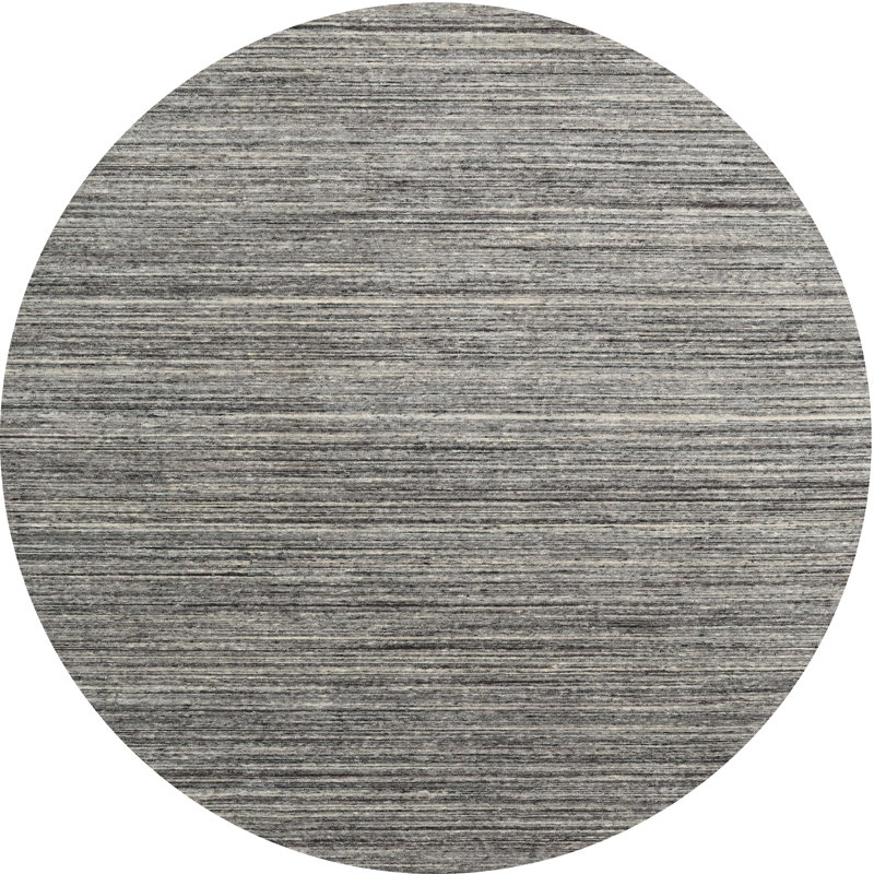 Tapis gris, Rond 7 pi