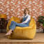 Natalia Velvet Armchair Bean Bag-63189119