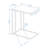 Salma Colourful Enamel End Table-1346238640