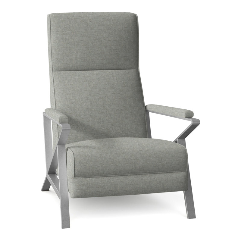 Infinity 28.25" Wide Manual Standard Recliner, Brushed Nickel, Putty (3152 65)