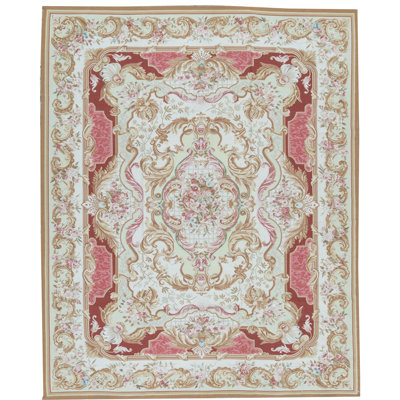 Aubusson Renaissance Wool Oriental Area Rug
