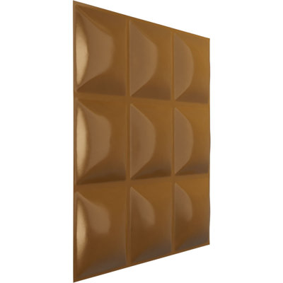 Panneau mural décoratif 3D classique EnduraWall l 19 5/8 po x H 19 5/8 po, métallique vieilli universel (couvre 2,67 pieds carrés)