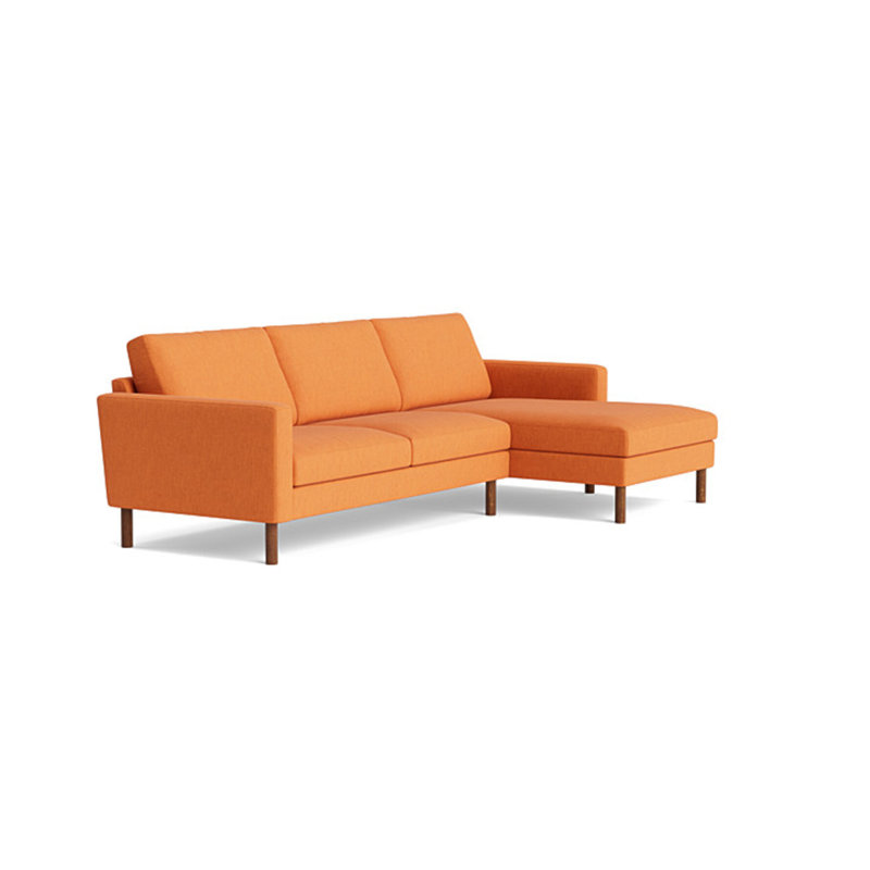 Laguna Sectional, Performance Weave - Onyx, Right Hand Facing