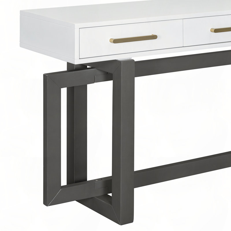 Extra Long Entryway Table with Three Drawers