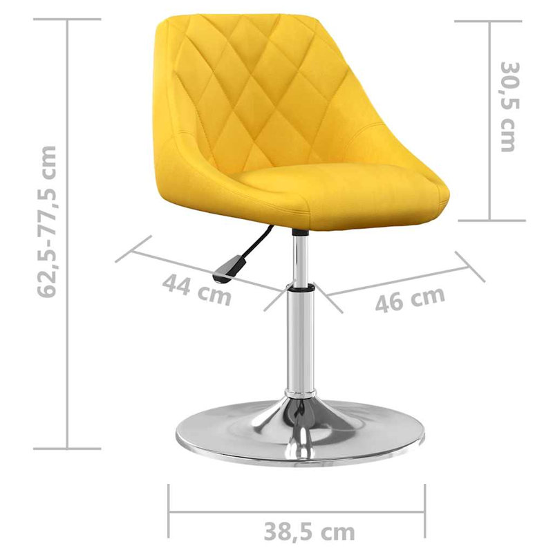 Side Chair, Mustard Yellow, Mustard Yellow