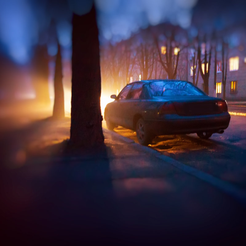Car - Wrapped Canvas Print, 30cm H x 30cm W