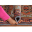 Tapis de couloir indien à motif géométrique 3 x 12